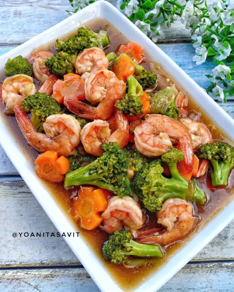 Brokoli Cah Udang Kelezatan Yang Mewah Dalam Kesederhanaan Hidangan Resep Kekinian
