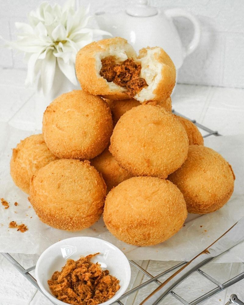 Resep Roti Goreng Isi Abon, Sajian Super Praktis dan Enak Resep Kekinian
