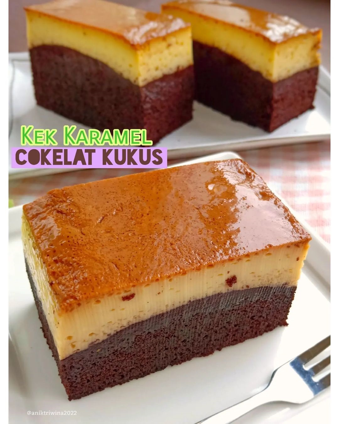 cake-cokelat-puding-karamel-kukus